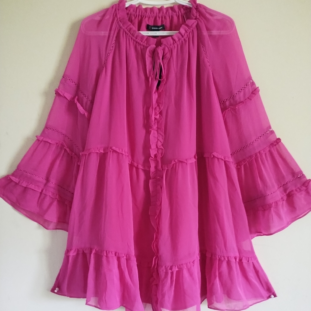 Flirty Beachy Pink Mini Dress Size XS -S by I.N.C International